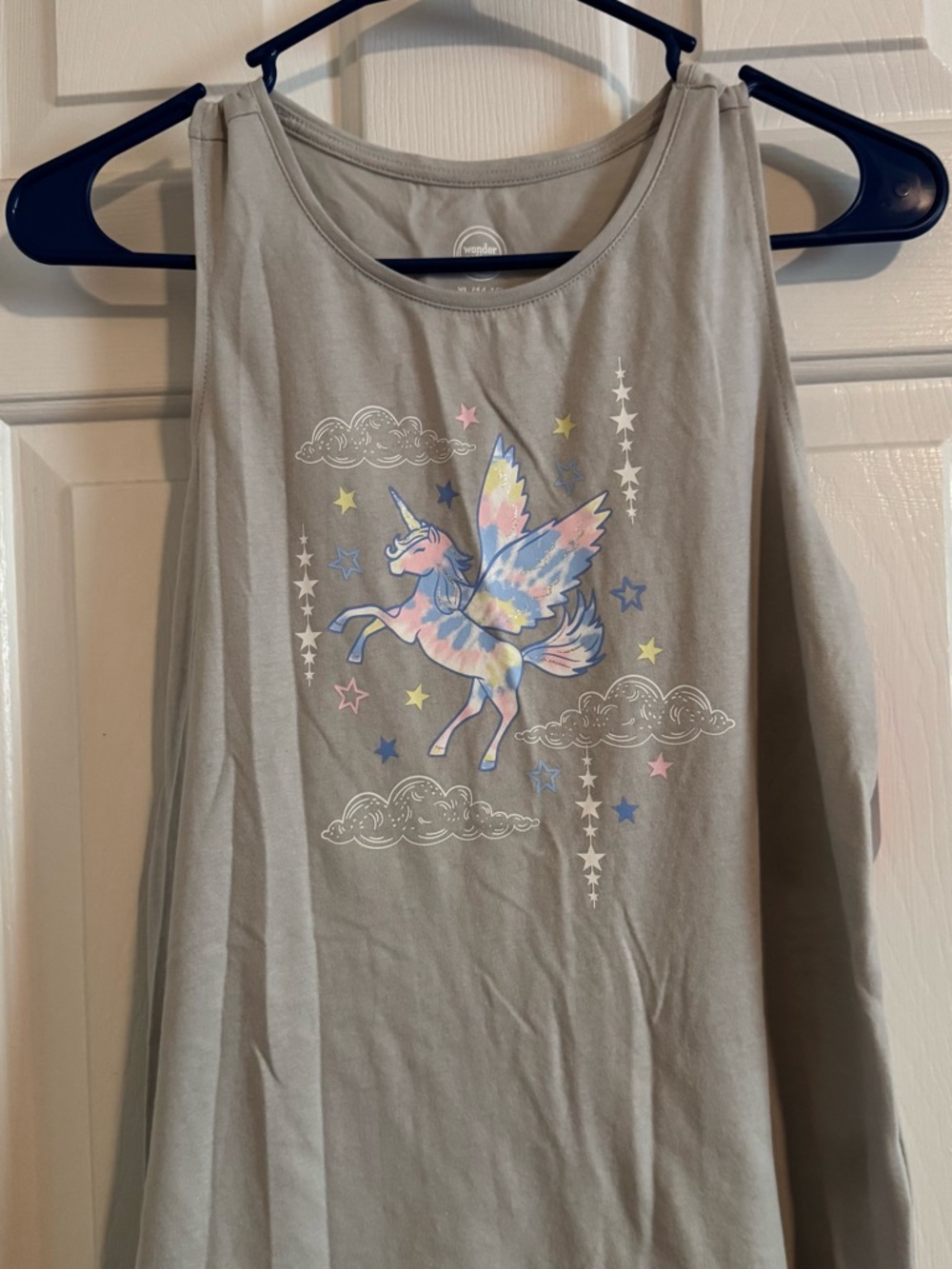 wonder nation gray crewneck tank